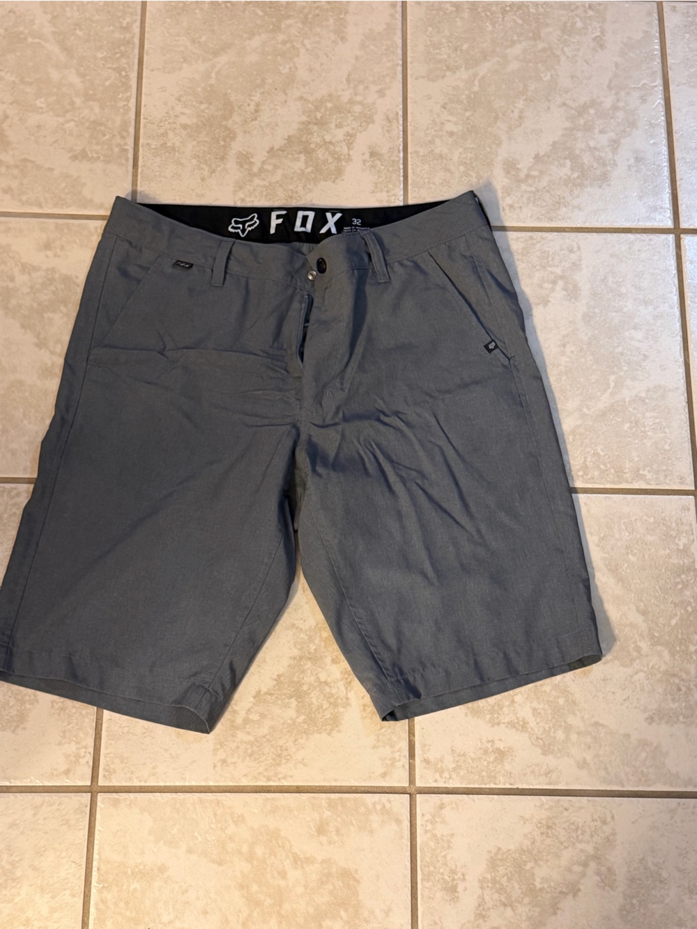 Fox Men's Gray Chino Shorts
